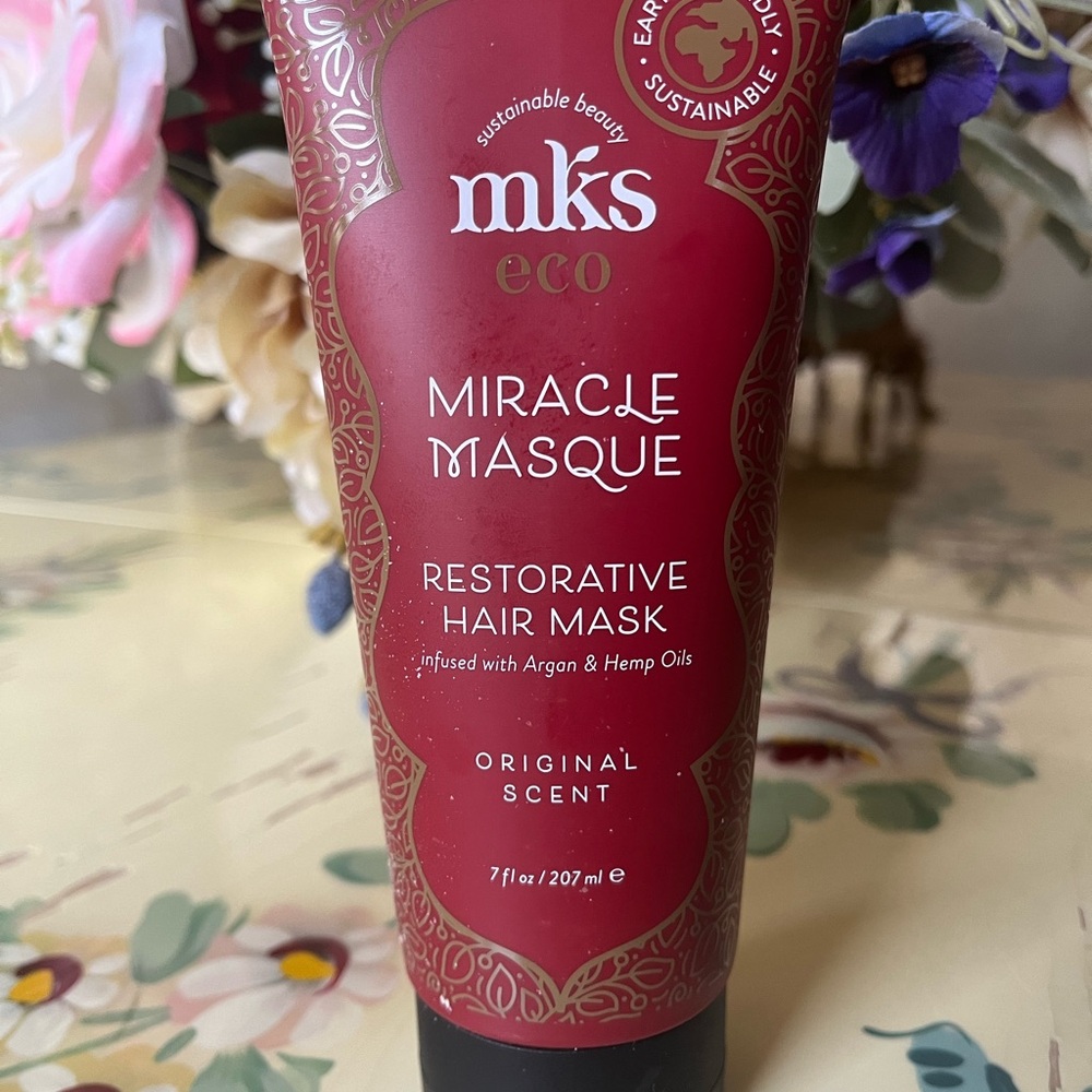 NEW! MKS Eco Miracle Masque Restorative Hair Mask 7fl. oz.